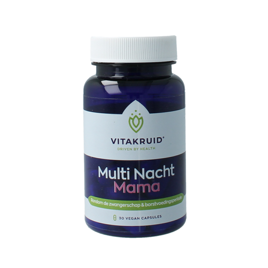 Vitakruid Multi nacht mama vegan 30.00 Vegetarische capsules