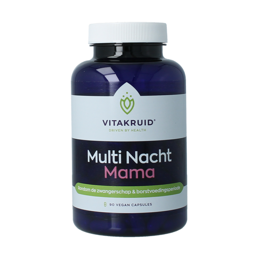 Vitakruid Multi nacht mama vegan 90.00 Vegetarische capsules