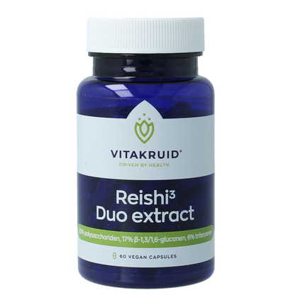 Vitakruid Reishi3 duo extract 60.00 Vegetarische capsules
