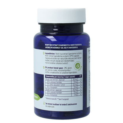 Vitakruid Reishi3 duo extract 60.00 Vegetarische capsules