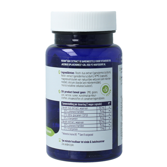 Vitakruid Reishi3 duo extract 60.00 Vegetarische capsules