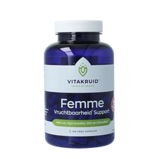 Vitakruid Femme vruchtbaarheid support 120 Vegetarische capsules