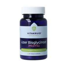Vitakruid IJzer Bisglycinaat Mama 30 Complex oa koper, C 90.00 Vegetarische capsules