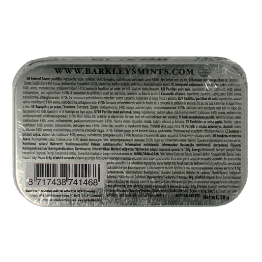 Barkleys Classic mints aniseed 50 Gram