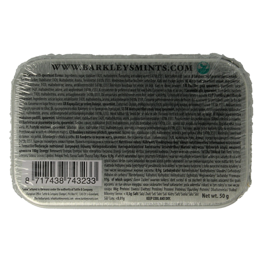 Barkleys Classic mints spearmint 50 Gram