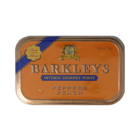 Barkleys Gourmet mints Pepper & Peach 50.00 Gram