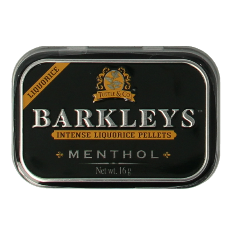 Barkleys Liquorice pellets menthol 16 Gram