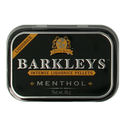Barkleys Liquorice pellets menthol 16.00 Gram