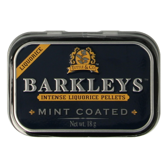 Barkleys Liquorice pellets mint coated 18 Gram