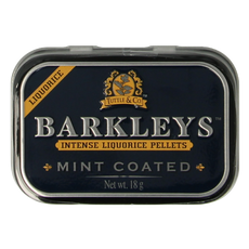 Barkleys Liquorice pellets mint coated 18.00 Gram