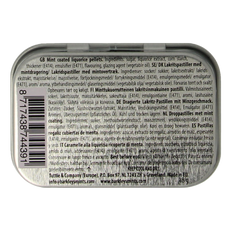 Barkleys Liquorice pellets mint coated 18.00 Gram