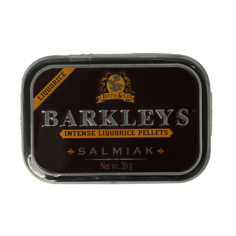 Barkleys Liquorice pellets salmiak 20 Gram