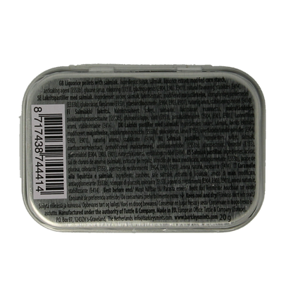 Barkleys Liquorice pellets salmiak 20.00 Gram