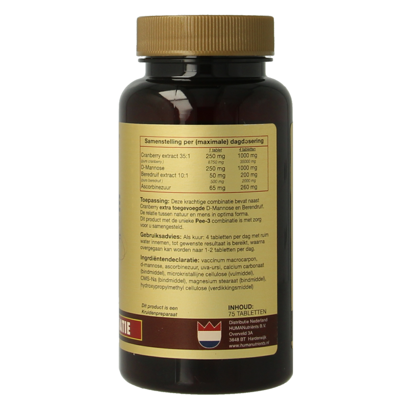 Artelle D-Mannose cranberry beredruif 75 Tabletten