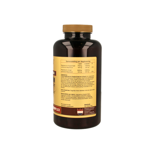 Artelle Magnesium bisglycinaat & citraat 250 Tabletten