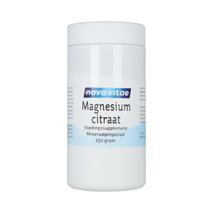 Nova Vitae Magnesium citraat poeder 250.00 Gram