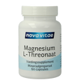 Nova Vitae Magnesium L-threonaat 60 Capsules
