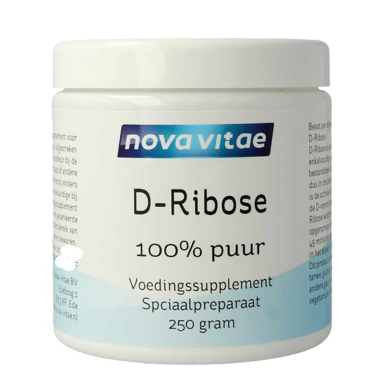 Nova Vitae D Ribose 100% puur 250 Gram