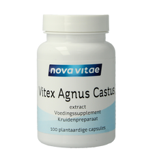 Nova Vitae Vitex agnus castus (hele bes) 100 Vegetarische capsules