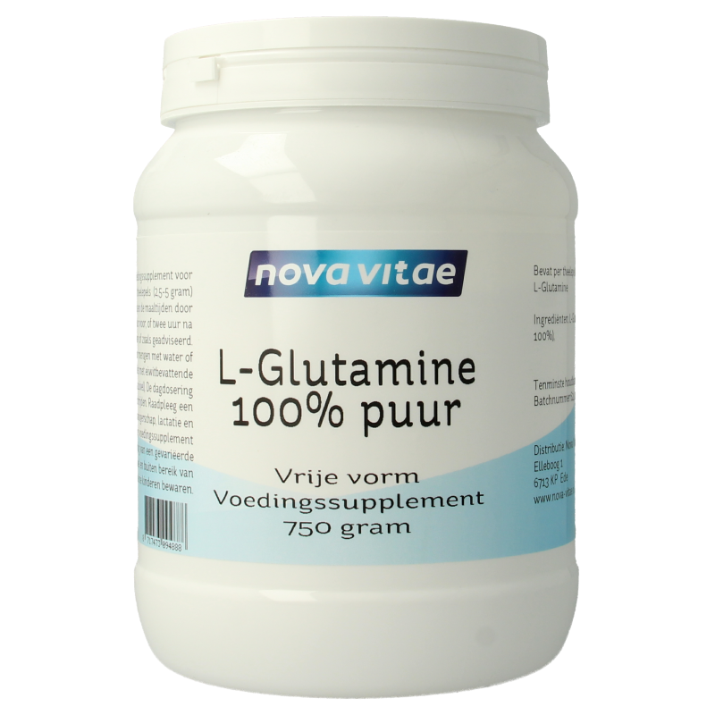 Nova Vitae L-Glutamine 100% puur 750 Gram