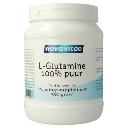 Nova Vitae L-Glutamine 100% puur 750.00 Gram