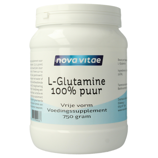 Nova Vitae L-Glutamine 100% puur 750 Gram