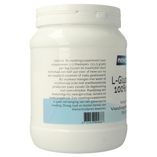 Nova Vitae L-Glutamine 100% puur 750 Gram