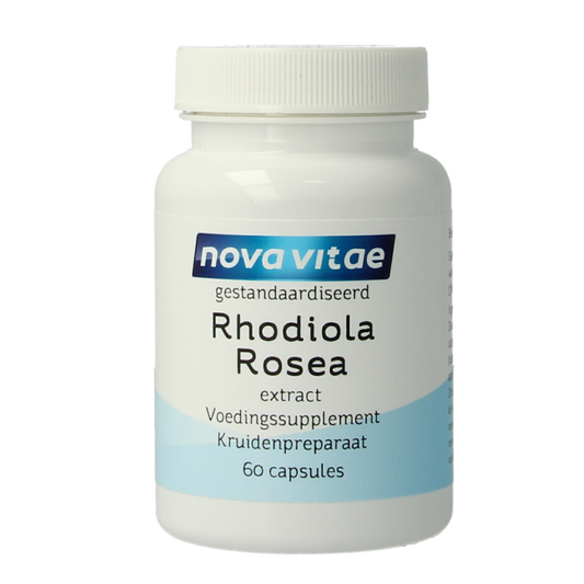 Nova Vitae Rhodiola rosea extract 60 Vegetarische capsules