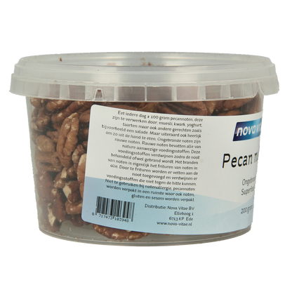 Nova Vitae Pecannoten ongebrand raw 200.00 Gram