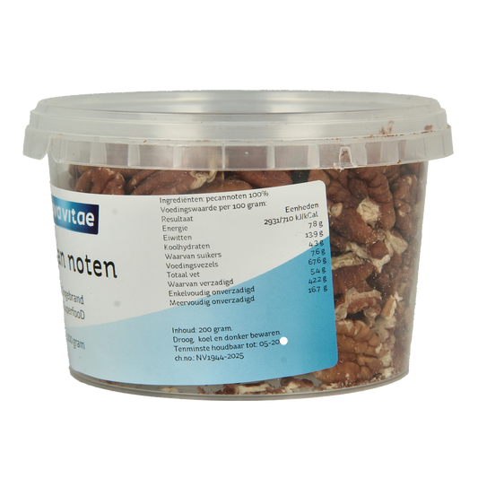 Nova Vitae Pecannoten ongebrand raw 200.00 Gram