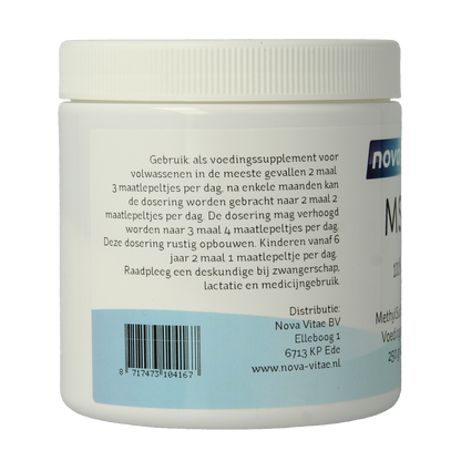 Nova Vitae MSM poeder 250.00 Gram