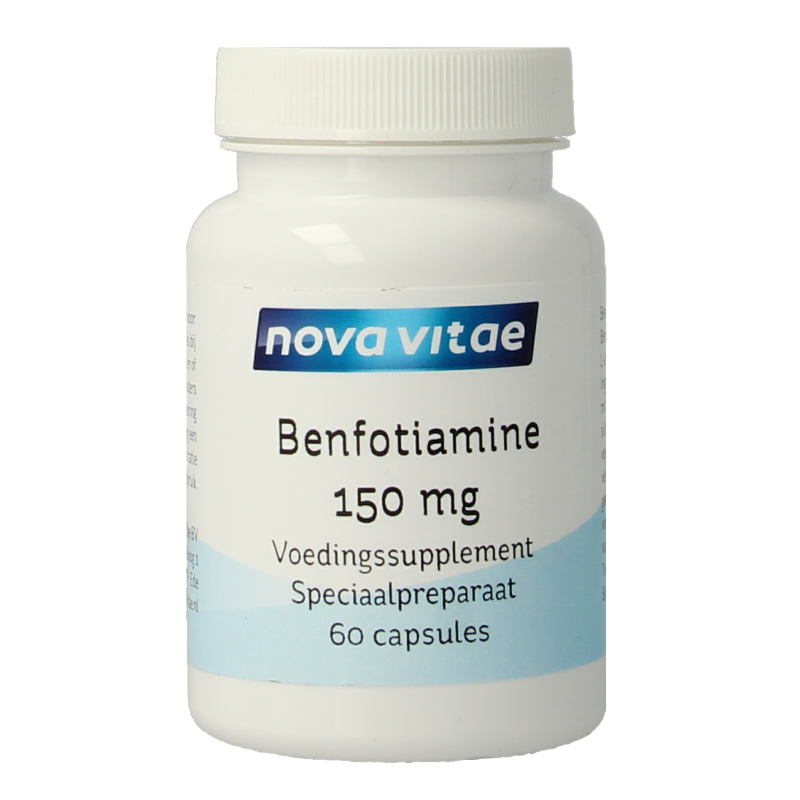 Nova Vitae Benfotiamine (vitamine B1) 150mg 60 Vegetarische capsules