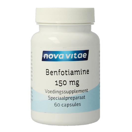 Nova Vitae Benfotiamine (vitamine B1) 150mg 60 Vegetarische capsules