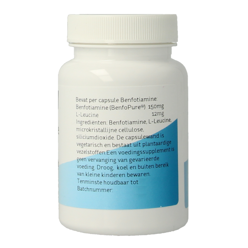 Nova Vitae Benfotiamine (vitamine B1) 150mg 60 Vegetarische capsules