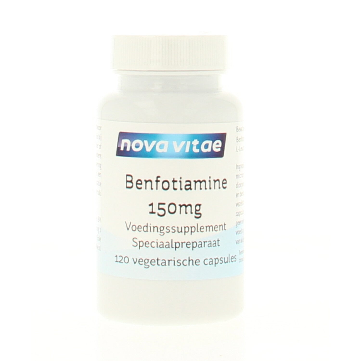 Nova Vitae Benfotiamine (vitamine B1) 150mg 120 Vegetarische capsules
