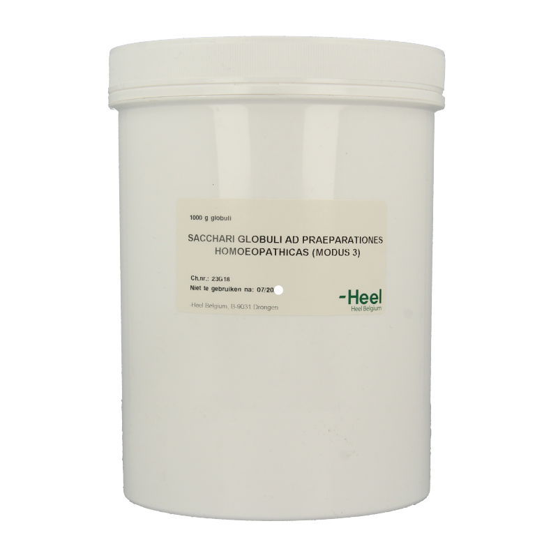 Homeoden Heel Saccharum off/placebo globulen 1 Kilogram