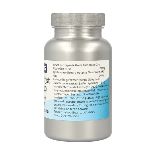 Nova Vitae Rode gist rijst + 30mg Q10 180.00 Vegetarische capsules