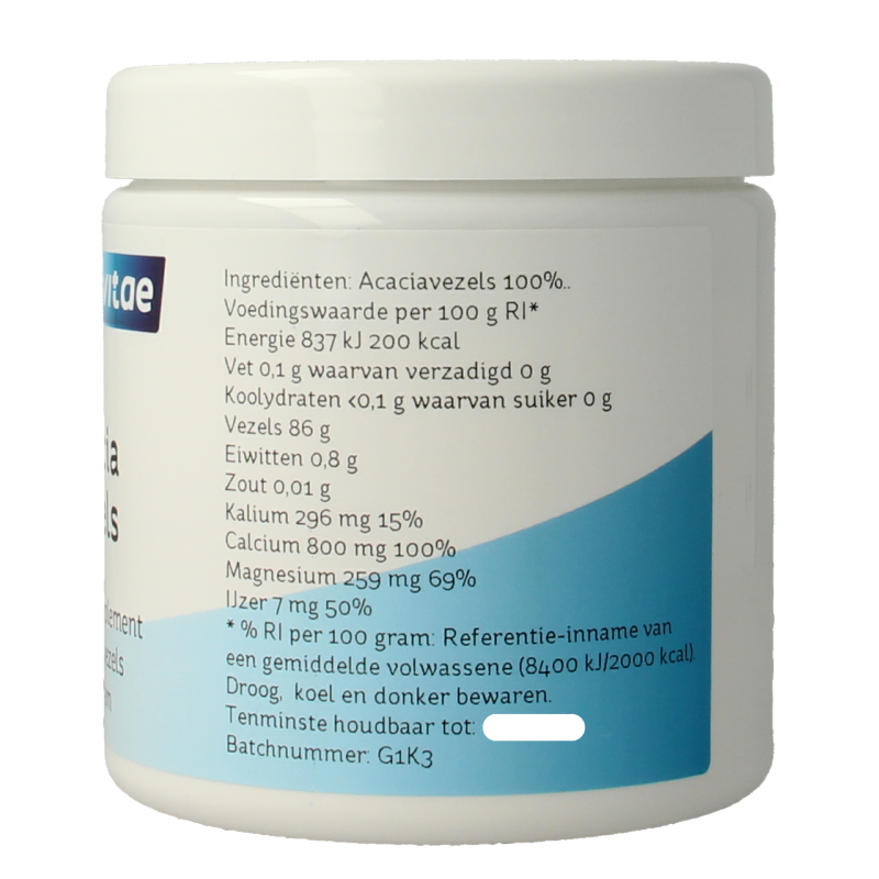 Nova Vitae Acacia vezels 300 Gram