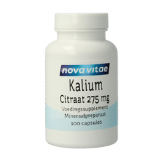 Nova Vitae Kalium citraat 275mg 100.00 Capsules
