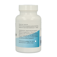 Nova Vitae Zwarte bessenzaad olie 60.00 Capsules