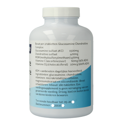 Nova Vitae Glucosamine chondroitine complex met MSM 180.00 Tabletten