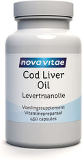 Nova Vitae Levertraanolie capsules 450.00 Capsules