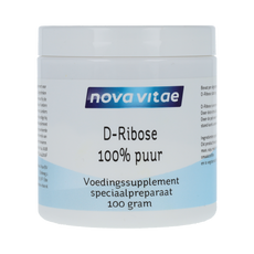 Nova Vitae D-Ribose 100% puur 100.00 Gram