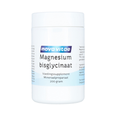 Nova Vitae Magnesium bisglycinaat poeder 200.00 Gram