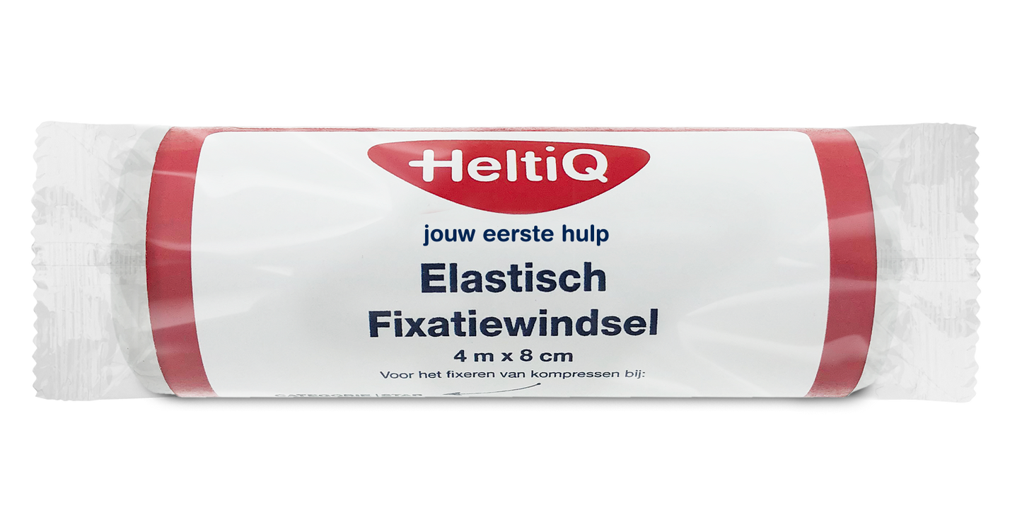 Heltiq Elastisch fixatiewindsel 4m x 8cm 1 Stuks