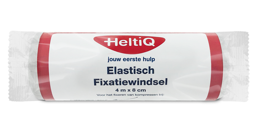 Heltiq Elastisch fixatiewindsel 4m x 8cm 1 Stuks