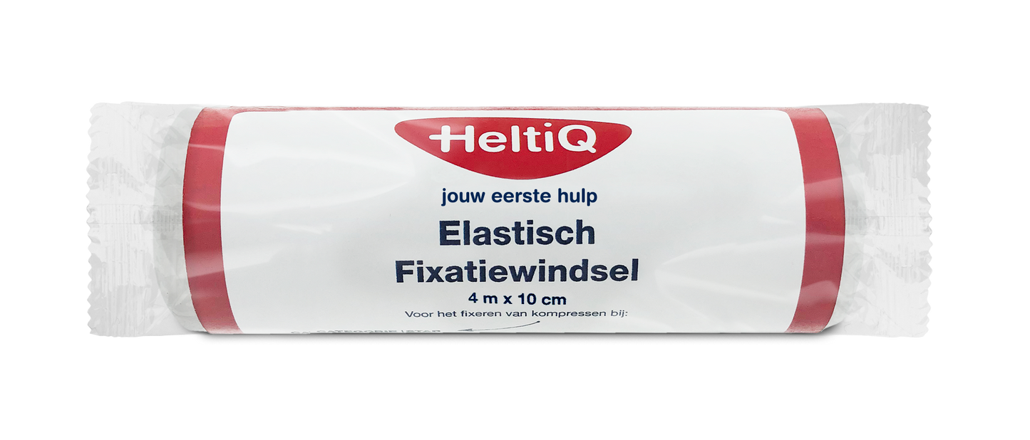 Heltiq Elastisch fixatiewindsel 4m x 10cm 1 Stuks