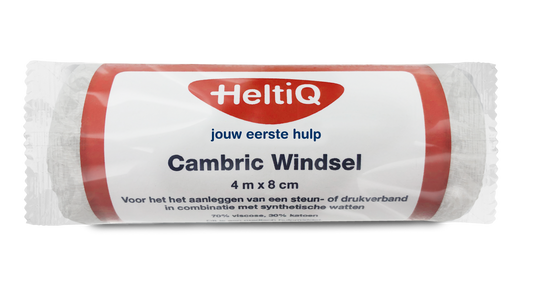 Heltiq Cambric windsel 4m x 8cm 1.00 Stuks