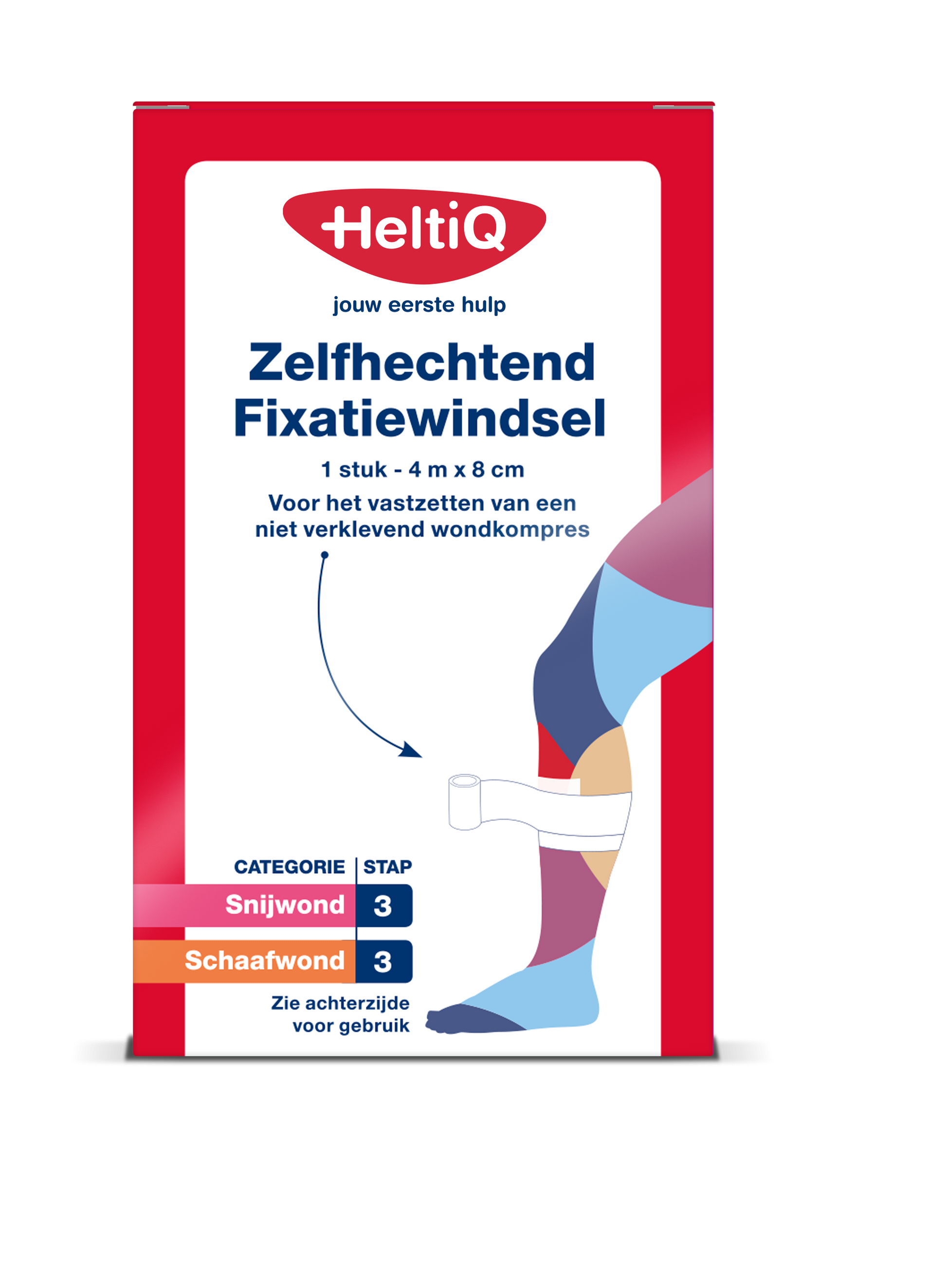 Heltiq Zelfhechtend windsel 4m x 8cm 1 Stuks