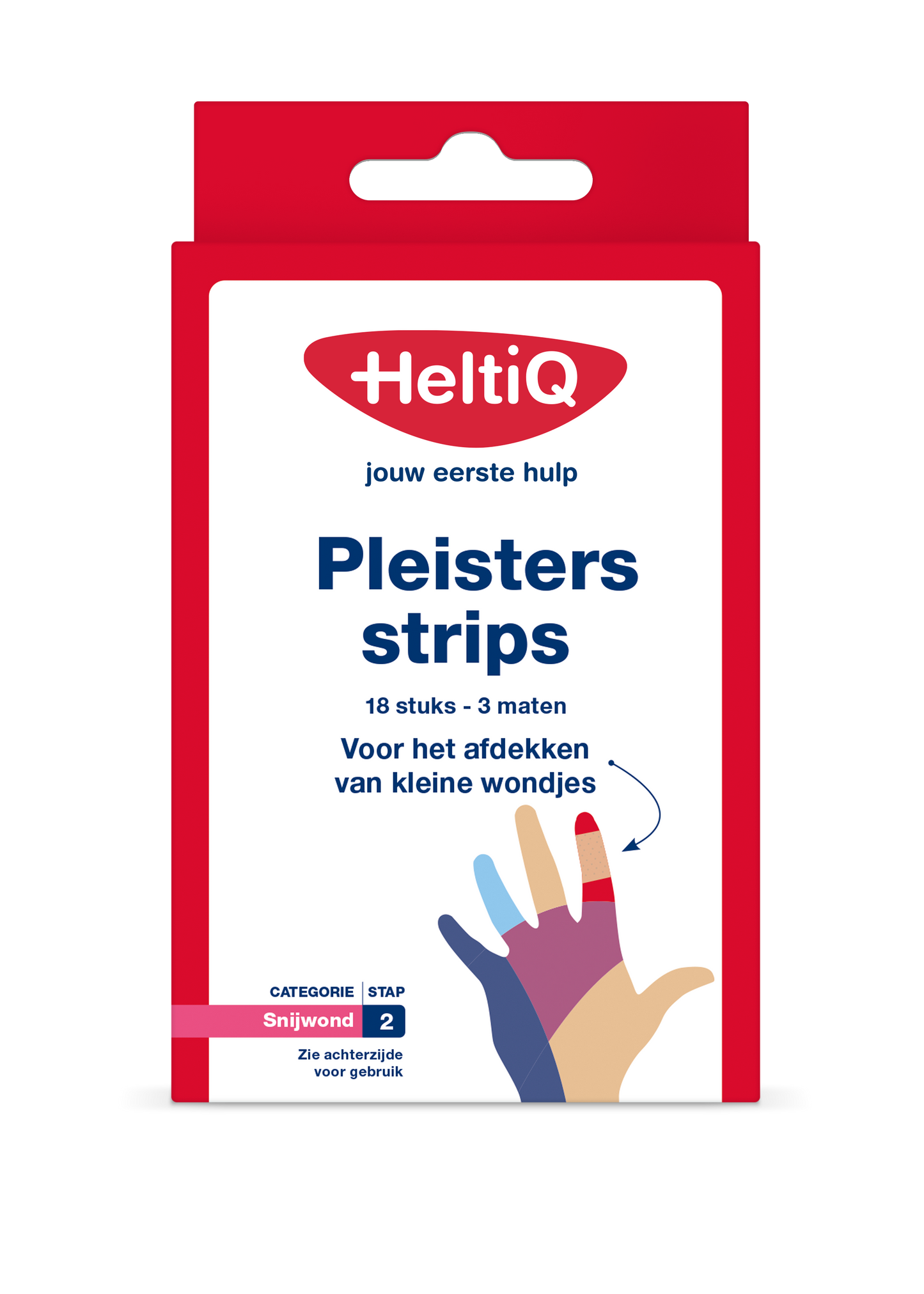 Heltiq Pleisterstrips waterafstotend & elastisch 18 Stuks
